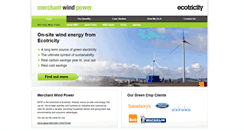 Desktop Screenshot of merchantwindpower.co.uk